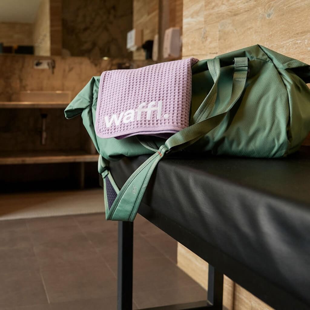 Mini serviette waffl - Lilas