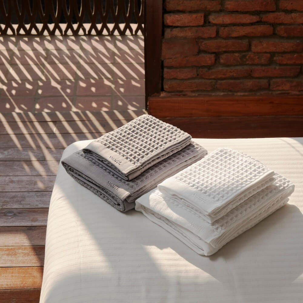 waffl Drap de Bain - Blanc