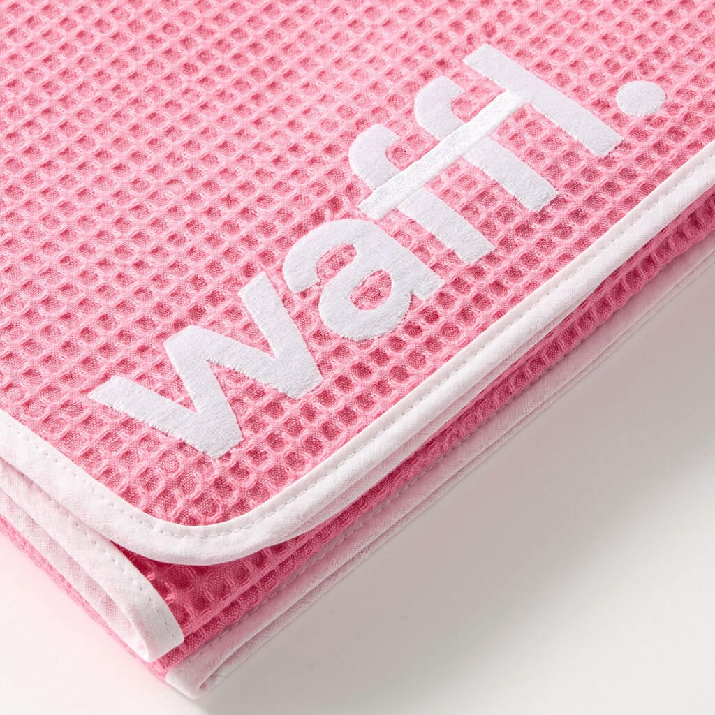 Serviette waffl - Flamingo Rose