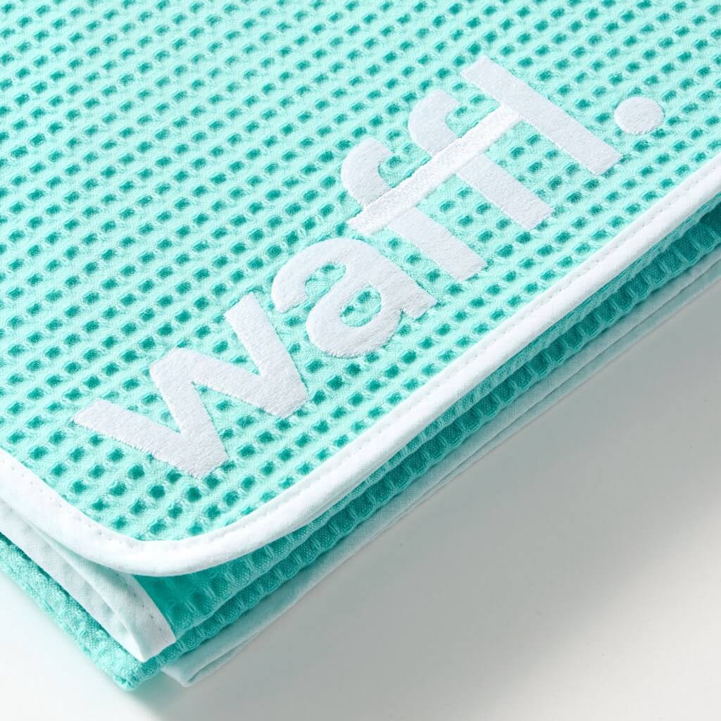 Serviette waffl - Bleu Marine