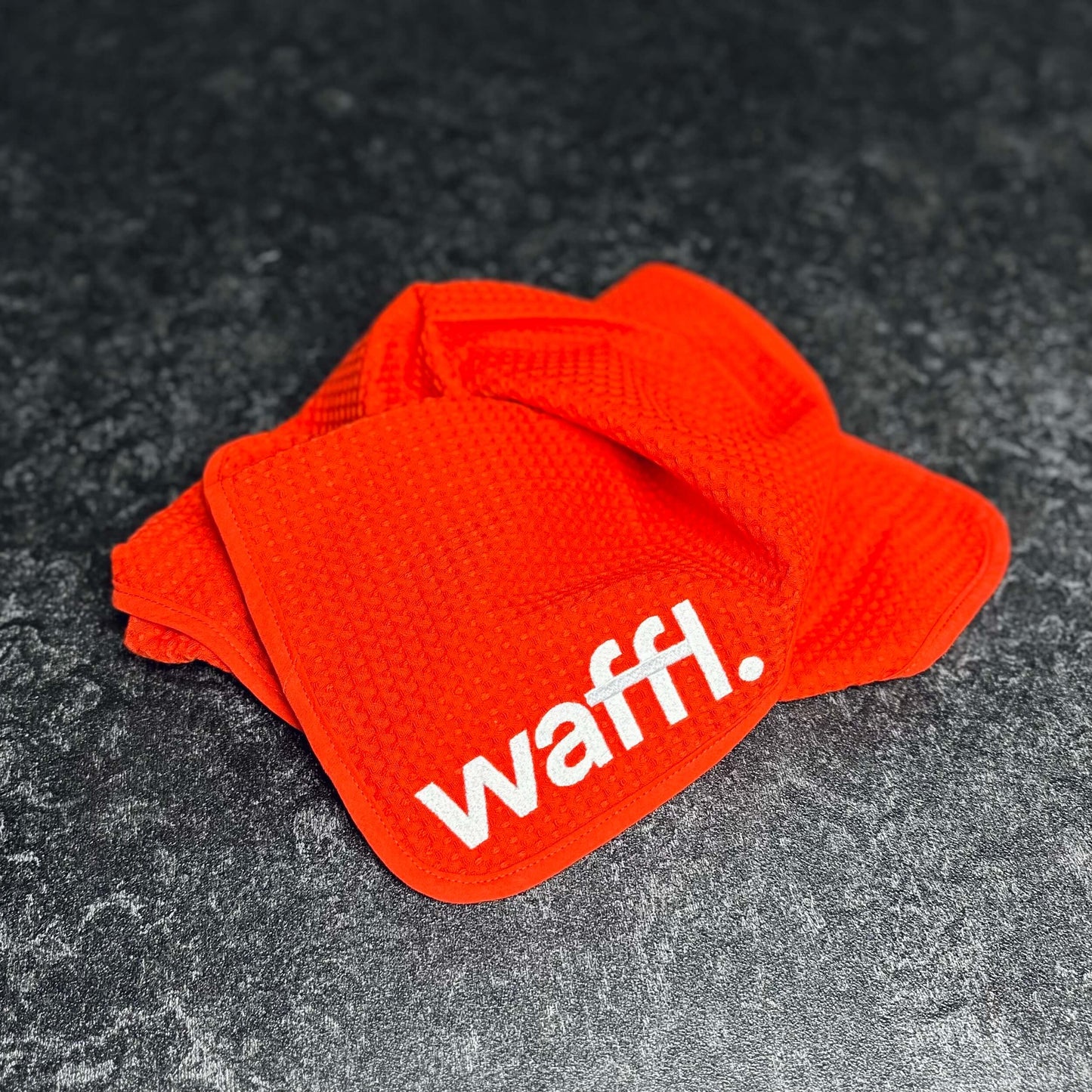 Mini serviette waffl - Rouge