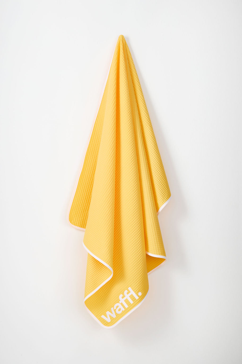 Serviette waffl - Jaune Solaire