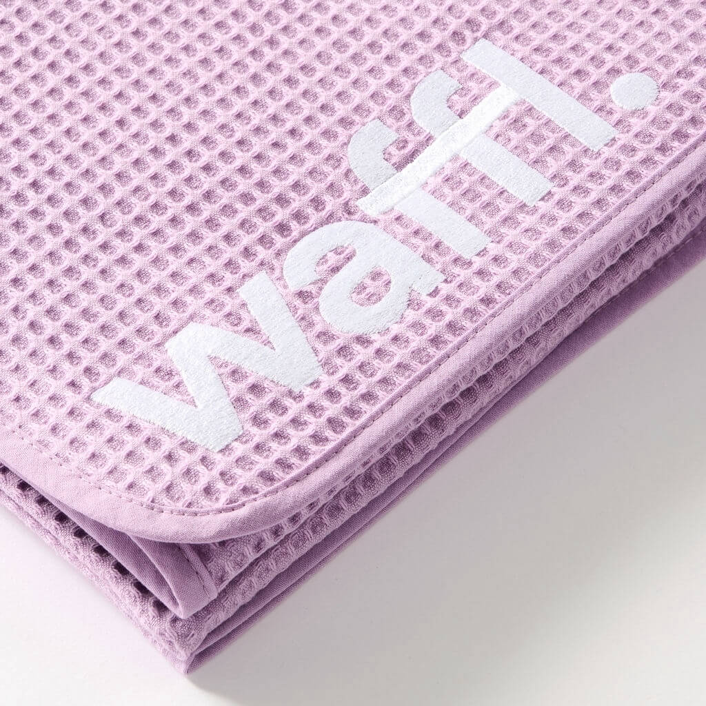 Mini serviette waffl - Lilas