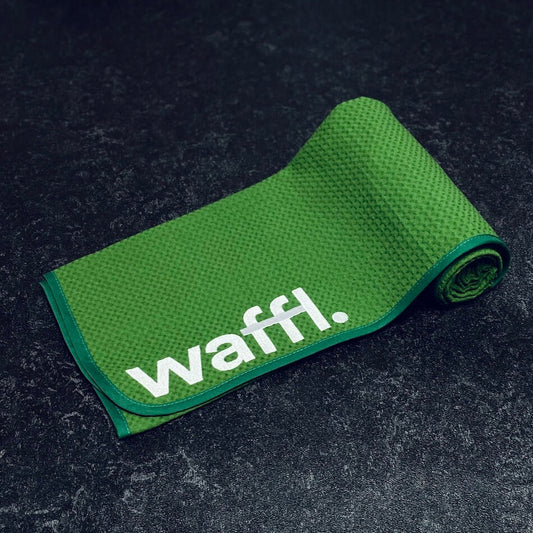 Serviette waffl - Vert Bouteille