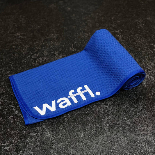 Serviette waffl - Bleu Royal